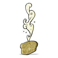 cartoon fresh baked bread