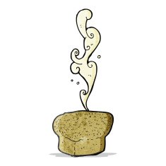 cartoon fresh baked bread N2