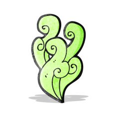 cartoon magic smoke swirl