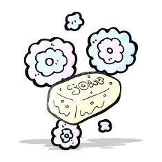 cartoon bar of soap