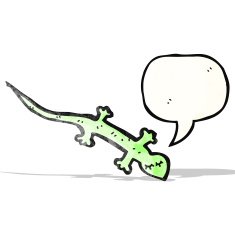 Cartoon cute lizard N5