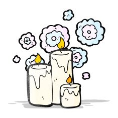 Cartoon Candle N13