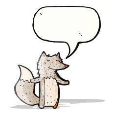 Cartoon Wolf N59