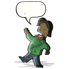 Cartoon Man Talking N8