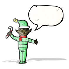 Cartoon Christmas Elf N56