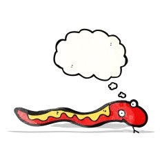 cartoon friendly snake N2