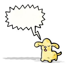 cartoon little dog N47