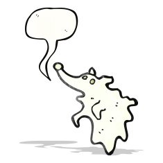 cartoon dog ghost