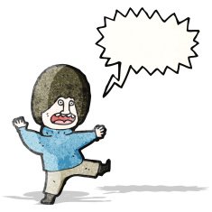 shouting man cartoon N8
