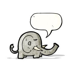 Cartoon Elephant N58