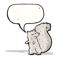 Cartoon Squirrel N32