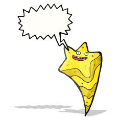 cartoon shooting star N13