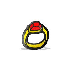 Cartoon Ruby Ring N5