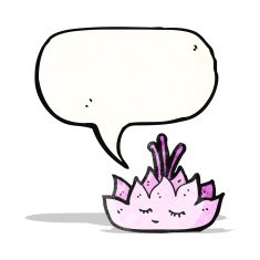 lotus flower cartoon character N3