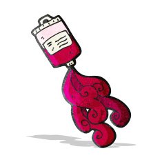 medical blood bag cartoon N5