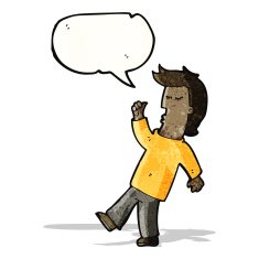 cartoon cool guy N3