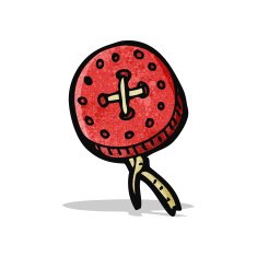 cartoon old button N6