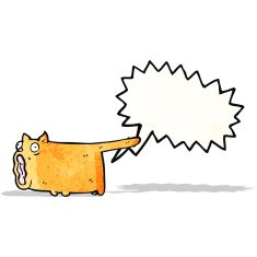 cartoon farting cat N6