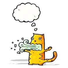 burping cat cartoon N7