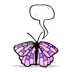 Cartoon Butterfly N52