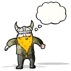 cartoon viking man N8