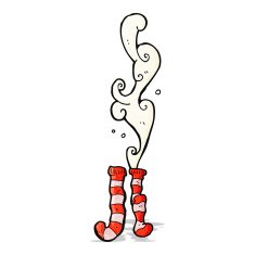 cartoon old socks