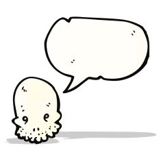 Cartoon Skull N35