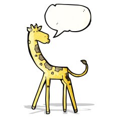 Cartoon Giraffe N21