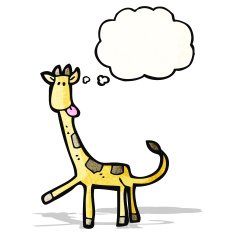 Cartoon Giraffe N22