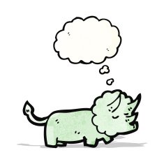cartoon triceratops N3