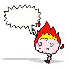 shouting brain cartoon N3