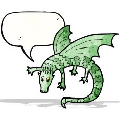 Cartoon Dragon N25