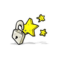 Cartoon Padlock N13