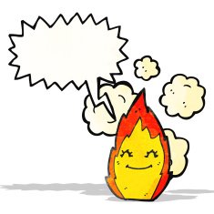 cartoon fire character N3