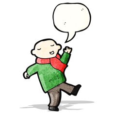 cartoon dancing bald man N2