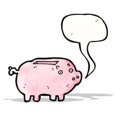 Cartoon Piggy Bank N9