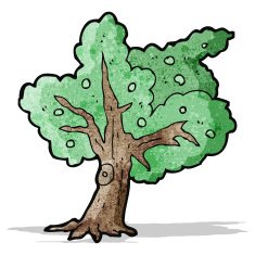 Cartoon Tree N129