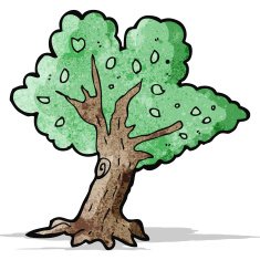 Cartoon Tree N130