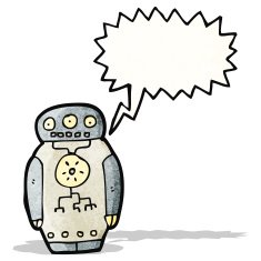 Cartoon Robot N86