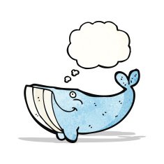 Cartoon Whale N38
