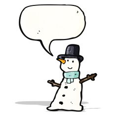 Cartoon Snowman N54