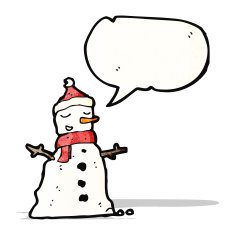 Cartoon Snowman N56