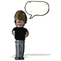 cartoon fashionable teen
