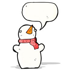 Cartoon Snowman N58