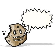 talking cookie cartoon