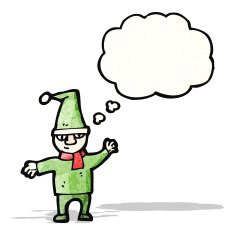 Cartoon Christmas Elf N67