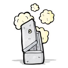 old cartoon safe N2