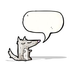 little wolf cartoon N2