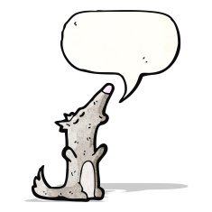 little wolf cartoon N3