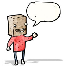 ugly man with bag on head N3